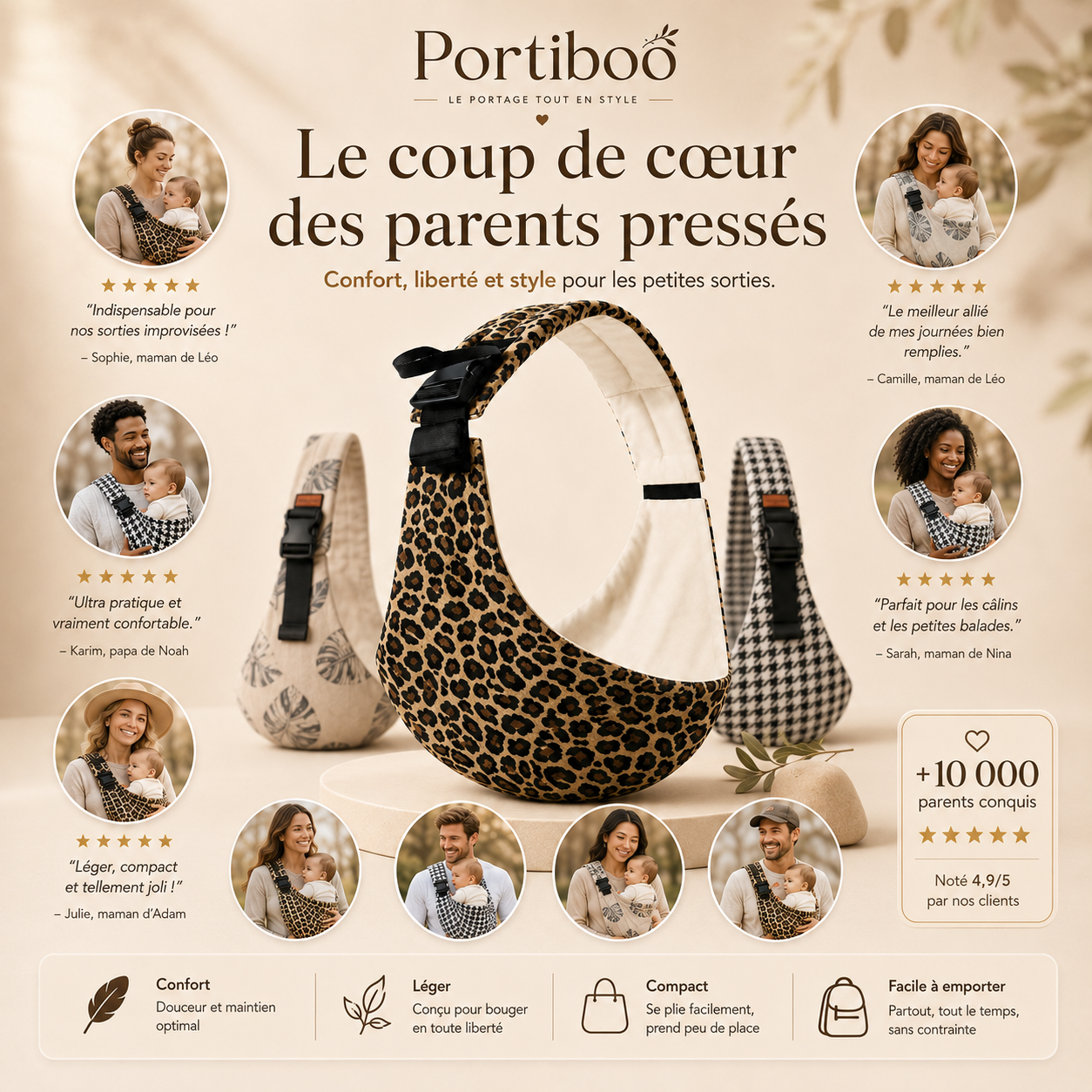 Portiboo — Aide au Portage d'Appoint