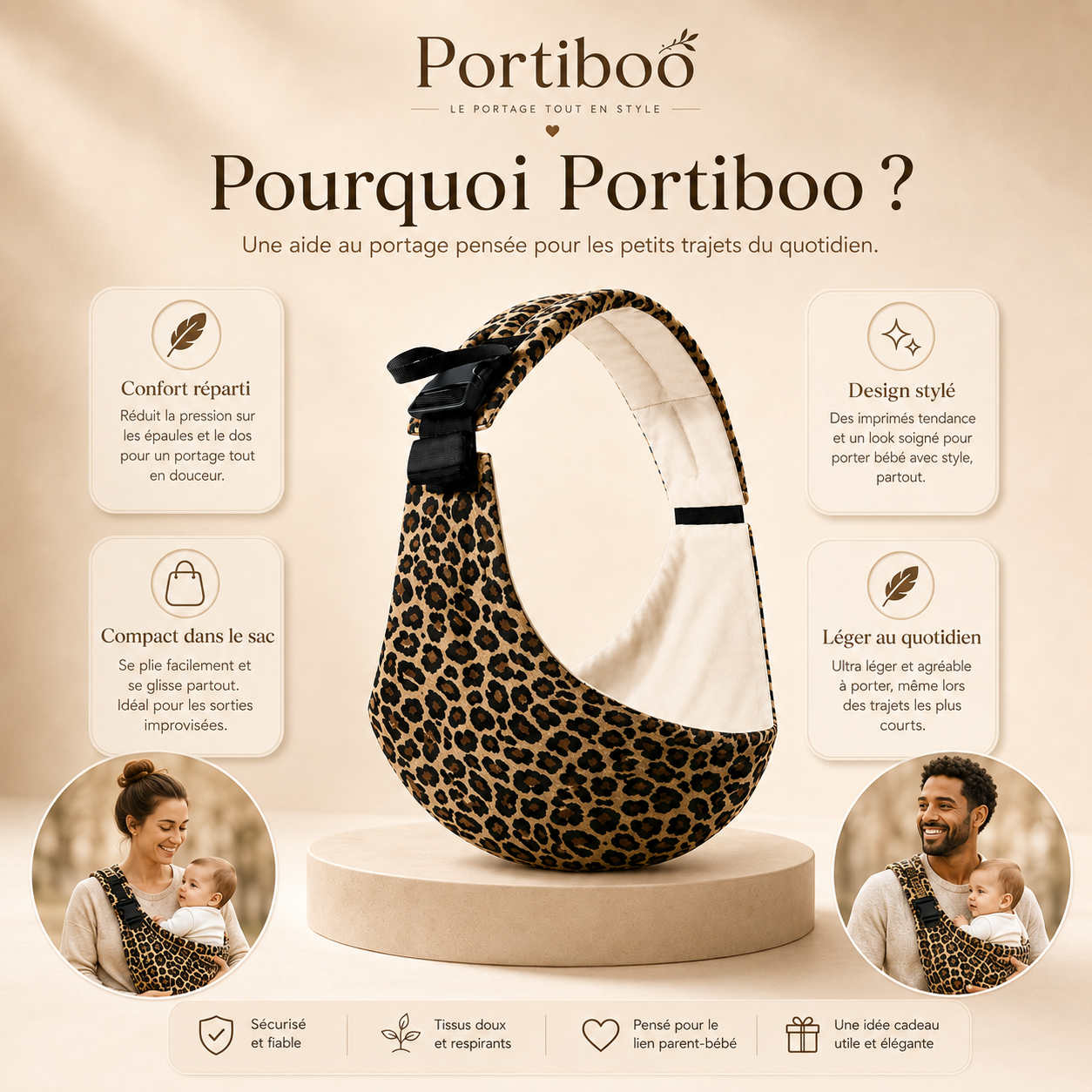 Portiboo — Aide au Portage d'Appoint