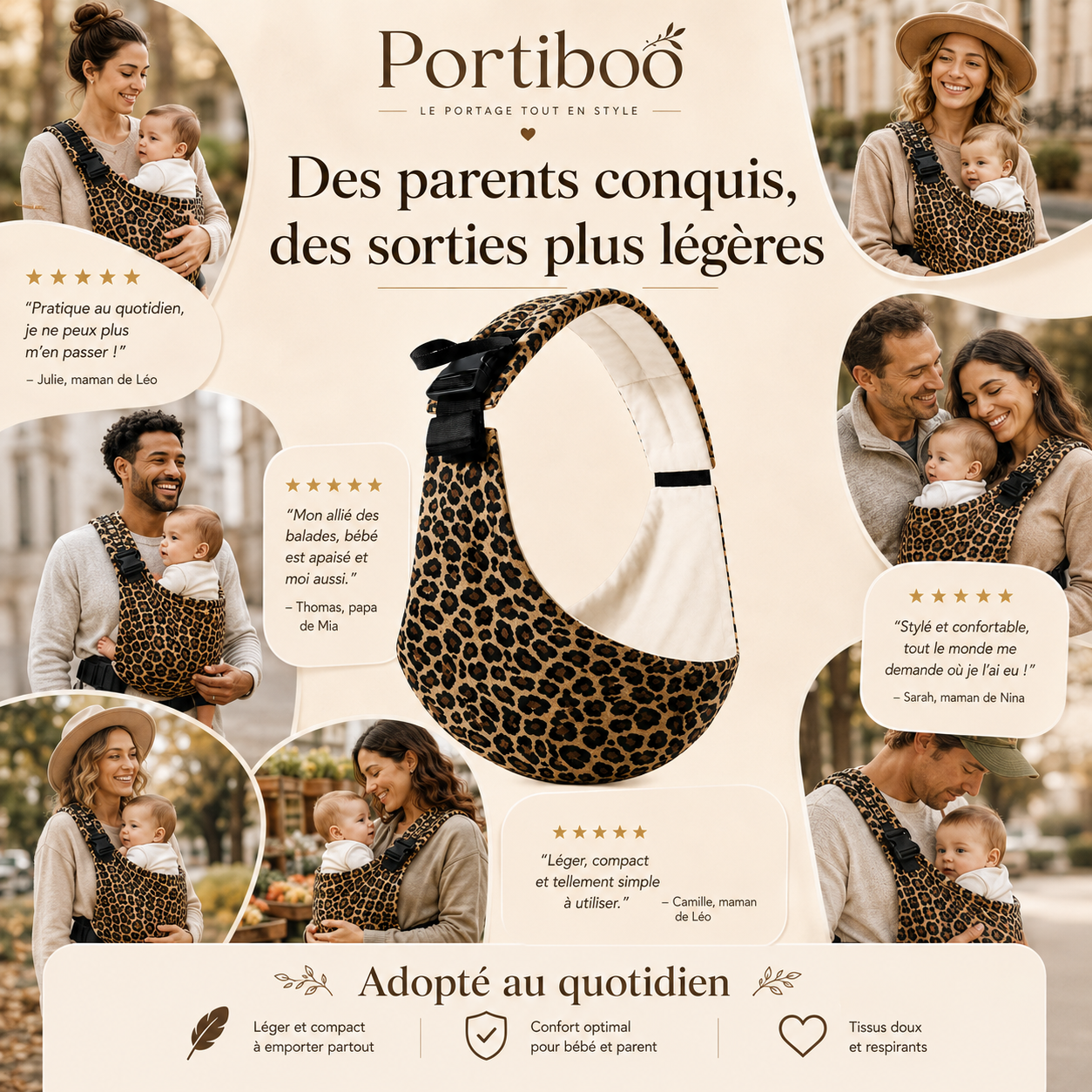 Portiboo — Aide au Portage d'Appoint