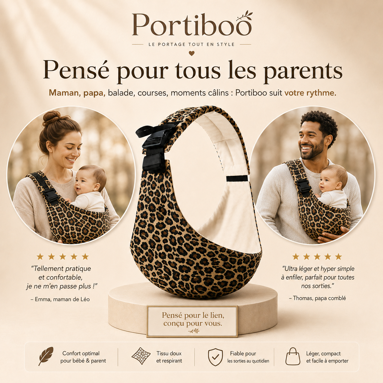 Portiboo — Aide au Portage d'Appoint