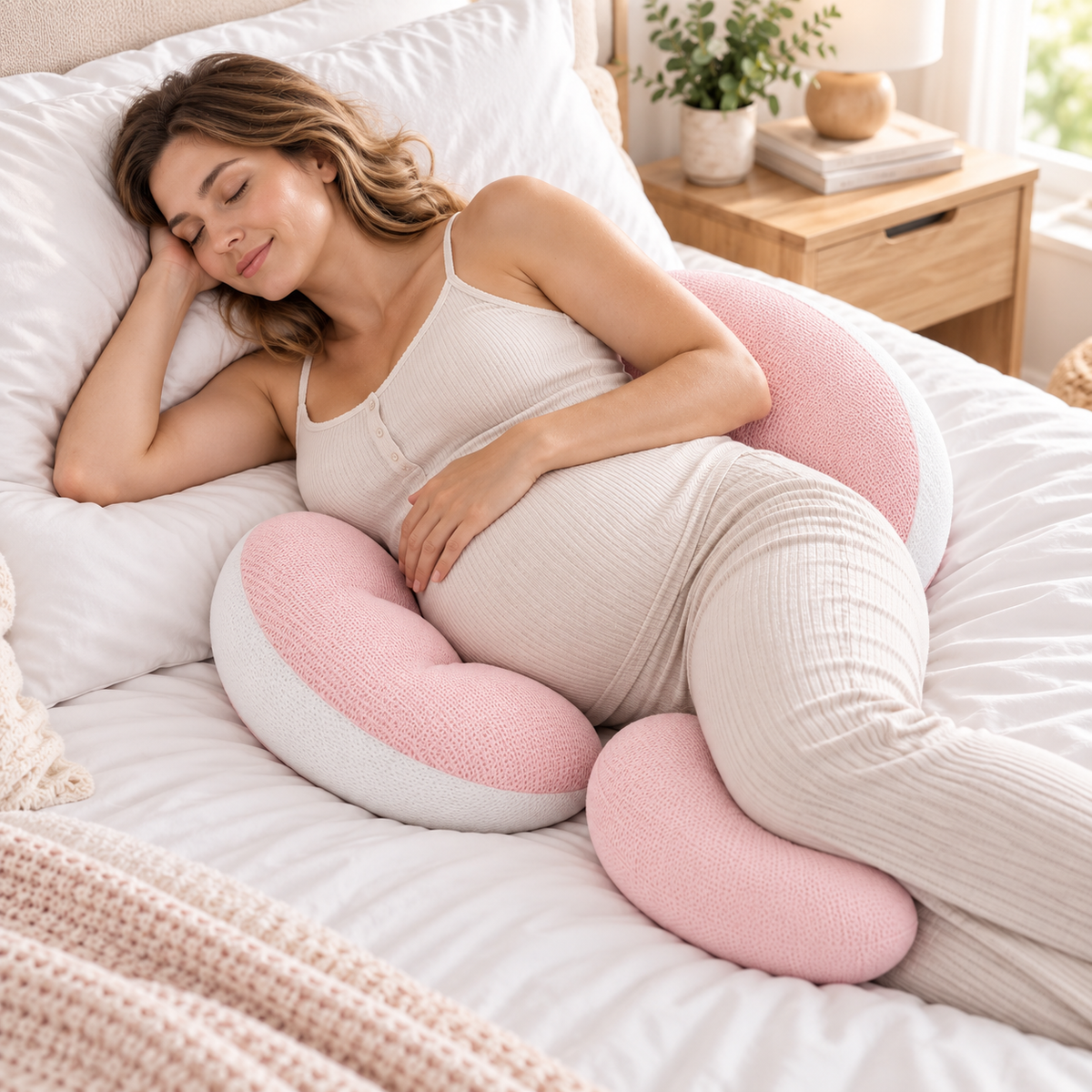 Coussin de grossesse compact 3 pièces – Portiboo
